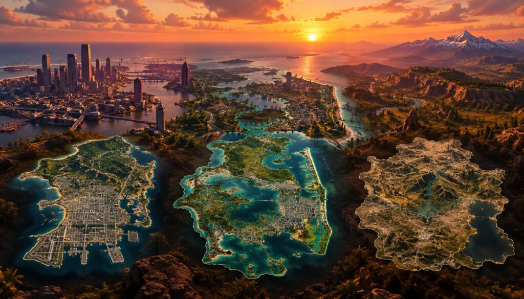 GTA 6 Map Size — How Big Is Leonida Compared to GTA 5 and RDR2?