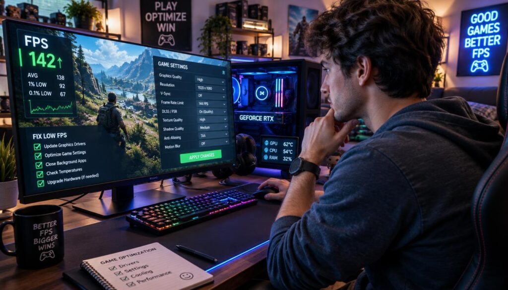 How to fix low FPS in games on PC