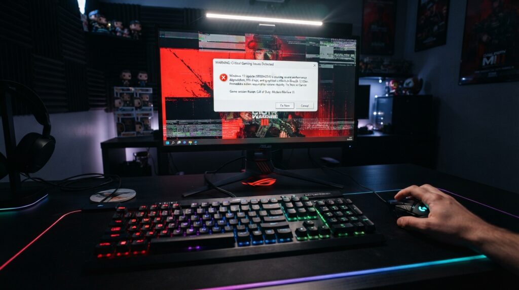 Windows 11 gaming issues after update